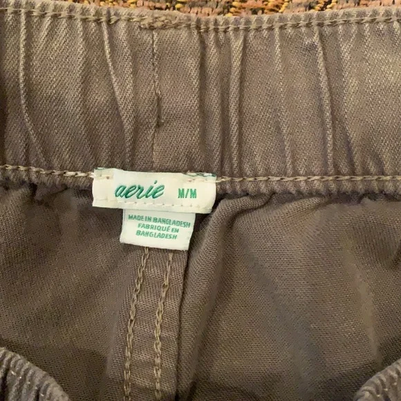 SOLD—Aerie distressed drawstring boyfriend chambray pants - Picture 5 of 5